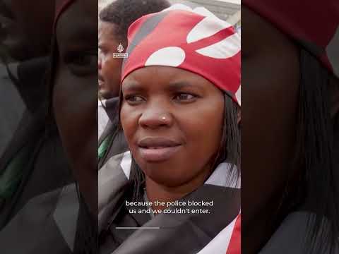 Police fire tear gas on Kenyans marching to mark 2024 Gen Z protests | #AJ shorts
