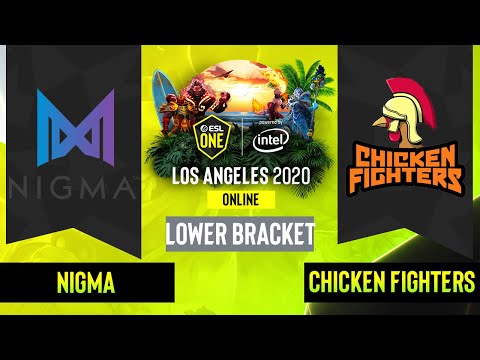 Dota2 - Nigma vs. Chicken Fighters - Game 2 - Lower Bracket R1 - EU/CIS - ESL One Los Angeles