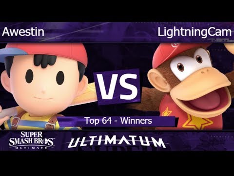 Ultimatum  - FX | Awestin (Ness) vs LightningCam (Diddy) Top 64 - Winners - SSBU