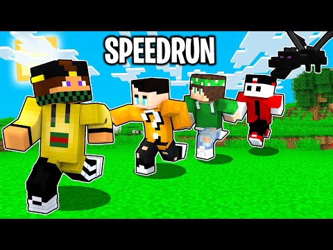 SPEEDRUN CONTRO 3 CACCIATORI su Minecraft ITA