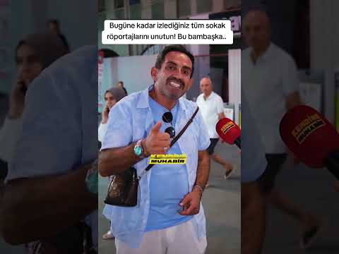 Bugüne kadar izlediğiniz tüm sokak röportajlarını unutun! Bu bambaşka..  @kendinemuhabir 