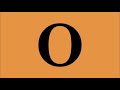 Letter O Song