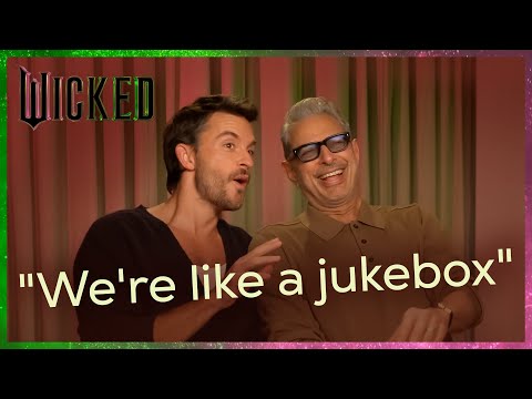 Jeff Goldblum and Jonathan Bailey WON’T STOP SINGING in wild Wicked interview