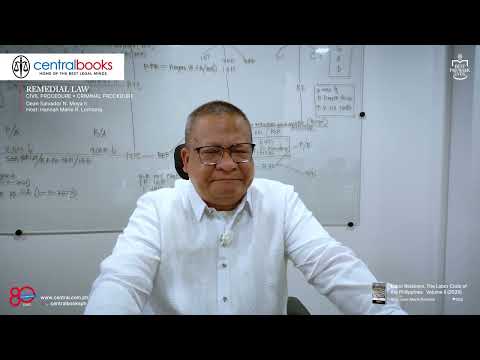 Remedial Law (Civil and Crim Pro) | The Final Review with Dean Salvador N. Moya II ▶️⚖️