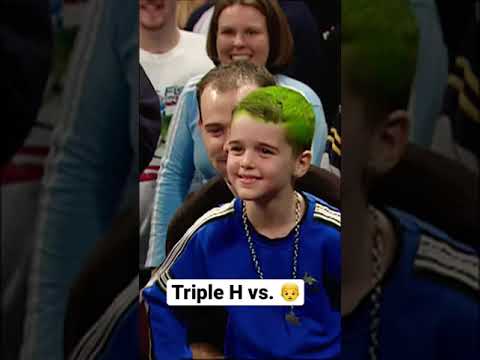 Triple H tries to fight a young WWE fan #Short