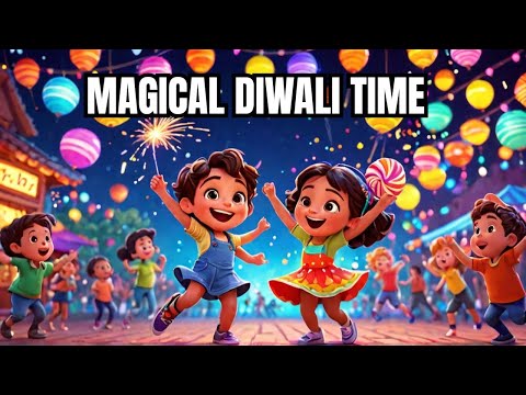 🎆 Diwali Magic! 🌟 Kids Song About Lights, Colors, & Sweets! 🎶 | Sing Along Now!