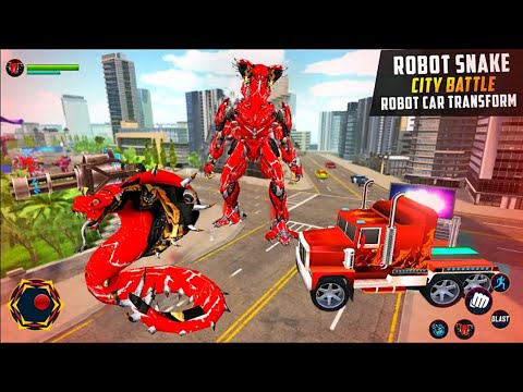 Grand Snake Robot Transform : Robot Truck Transform Game 21 - Android Gameplay