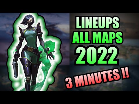 VIPER LINEUPS 2022 FOR ALL MAPS IN 3 MINUTES -  Valorant