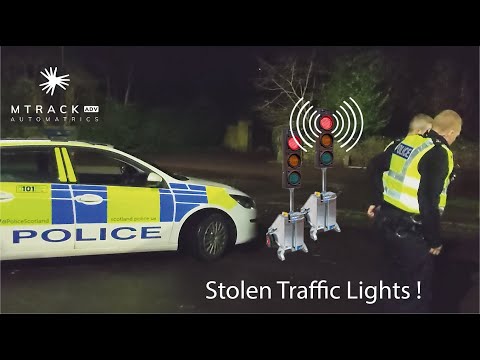 Stolen Traffic Lights present a new challenge for the Automatrics MTrack recovery team