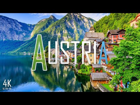 FLYING OVER AUSTRIA (4K UHD) - Relaxing Music With Beautiful Nature