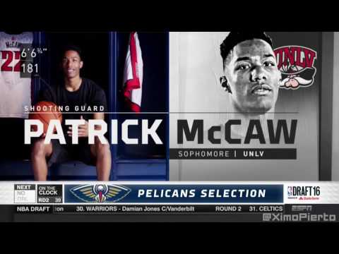 2016 NBA Draft   #38 Pick׃ Patrick McCaw   Milwaukee Bucks