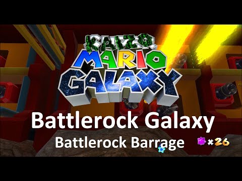 Kaizo Mario Galaxy | Battlerock Galaxy – Battlerock Barrage | 100% Walkthrough