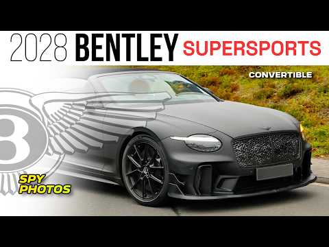 2028 Bentley Supersports Convertible - spy photos