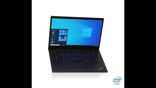 Video 0 of Product Lenovo ThinkPad X1 Extreme Gen 3 Laptop
