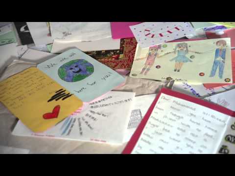 Children's notes to UAE prisoner of conscience Dr Mohammed al-Roken