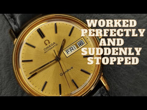Worked perfectly and suddenly it stopped.  omega geneve cal.1022 renovation #omega #watchmaking