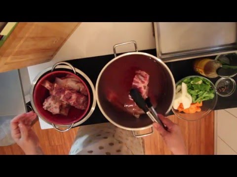 Beef Bone Broth Recipe - Cooking a delicious,...
