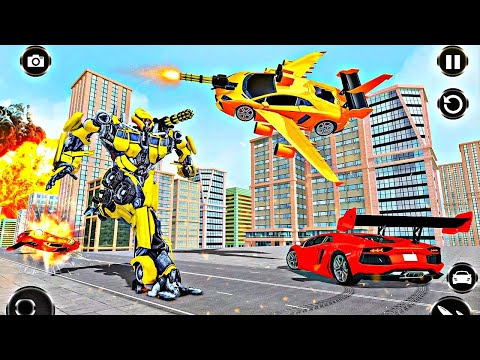 Optimus Prime Multiple Transformation Jet Robot Car Game 2020 - Android Gameplay