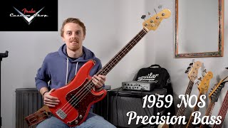 Video thumbnail for Fender Custom Shop 1959 NOS Precision Bass | All You Need to Know | Why Did I Buy a Custom Shop?! by Tyler Spicer