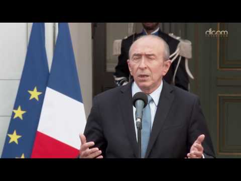 Passation de pouvoir au ministère de l'Intérieur le 17 mai 2017