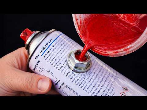 Genius Trick!! An Easy Way to Refill Empty Spray Paint Cans! Don't Throw Them Away!