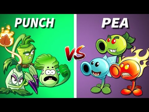 Team Plants Punch Vs Pea [Plants Vs Zombies 2] - 🥊🆚🌟