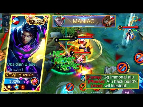 ALUCARD WTF LIFESTEAL TOP GLOBAL IMMORTAL HACK BUILD?! | USE THIS BUILD FOR AUTOWIN!| MLBB
