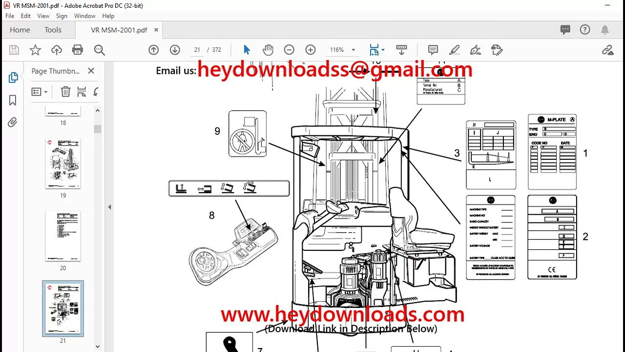 BT Vector VR 334965AA Master Service Manual 174803-040