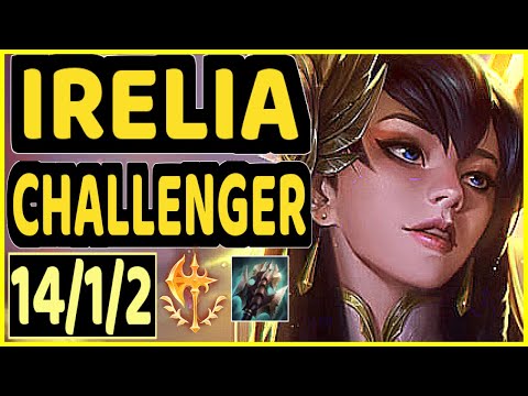 BACKLUND (IRELIA) vs JAX - 14/1/2 KDA MID CHALLENGER GAMEPLAY - EUW