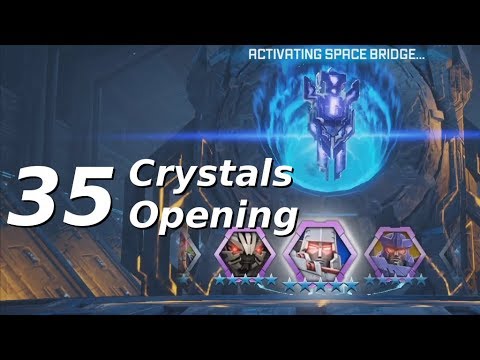 35 Crystals Opening (4 Star, Grimlock, Ironhide, etc.)  |  Transformers: Forged to Fight (TFTF)