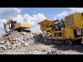 Onsite Concrete Crushing and Screening Service in Florida by Rockpack Inc.