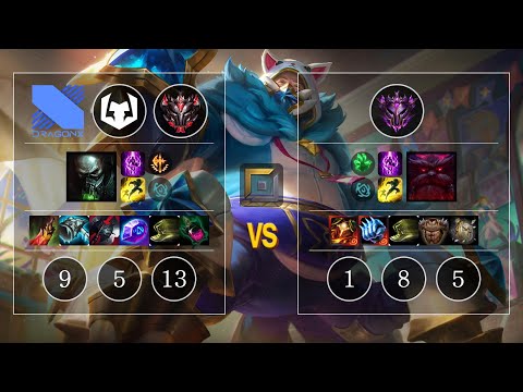 DRX Blade Urgot vs Ornn Top - KR Patch 10.12