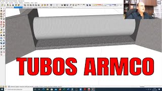 05: Dimensionamento de Canalização de córrego com tubos ARMCO - Bueiro.