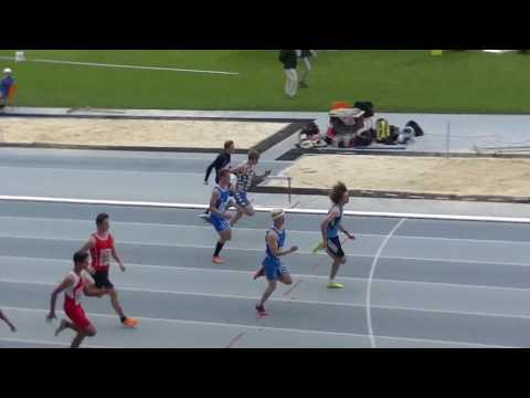 EKAG 2016, 60m Final, Boys 2001, Vesselin Jivkov 60m - 7.00 sec., Brno, 2016