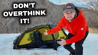 LOW-COST & SIMPLE Ways To Enjoy Winter Camping - Without Buying All New Gear!