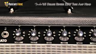 Video thumbnail for Fender '65 Deluxe Reverb 22W Tube Guitar Amp Head Black by Musician's Friend