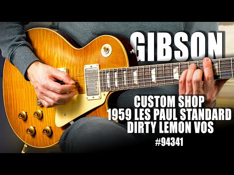Let The Tones Do The Talking... Gibson Custom Shop 1959 Les Paul Standard Reissue VOS Dirty Lemon