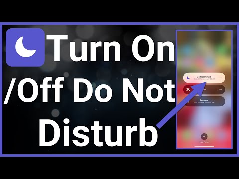 How To Turn On Or Off Do Not Disturb On iPhone