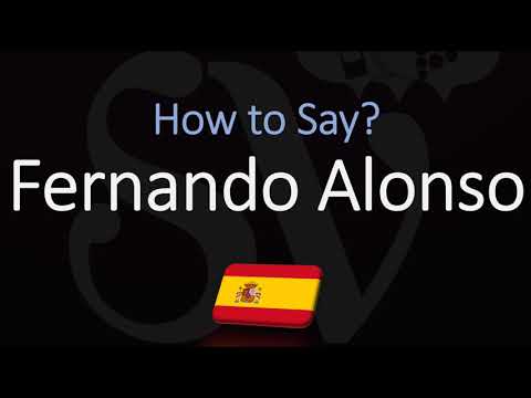 How to Pronounce Fernando Alonso? (CORRECTLY) Spanish & English Pronunciation