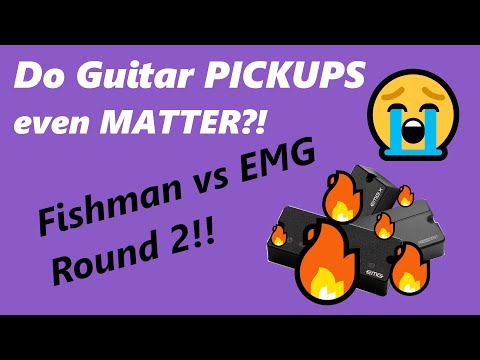 Guitar pickups DON'T MATTER!? | Fishman Alnico Modern vs EMG 85-7X/57-7 Comparison