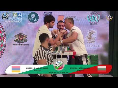 Arsen Khachatryan vs Stoyan Golemanov | Up to 100 kg | XLVI WORLD ARMWRESTLING CHAMPIONSHIP | 2025