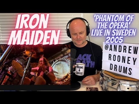 Drum Teacher Reaction: IRON MAIDEN - Phantom Of The Opera (Live At Ullevi, Sweden) 2005