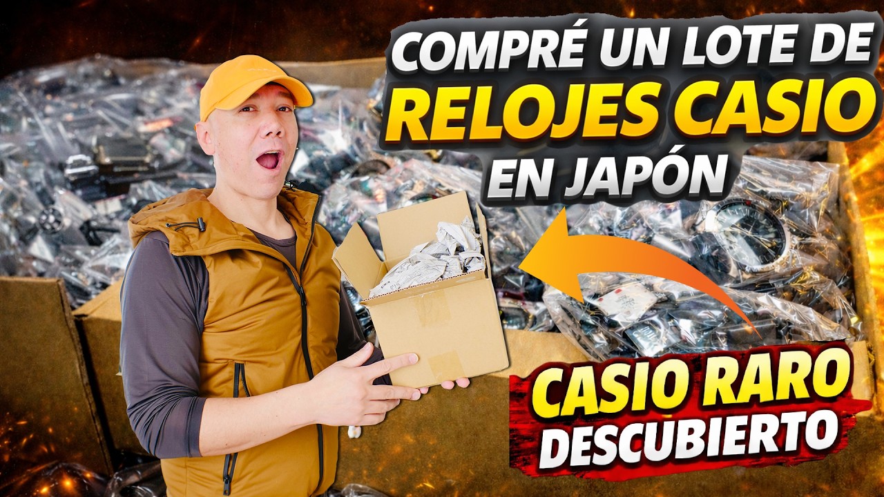 Compré otro LOTE de relojes CASIO en JAPON: encontré uno MUY RARO