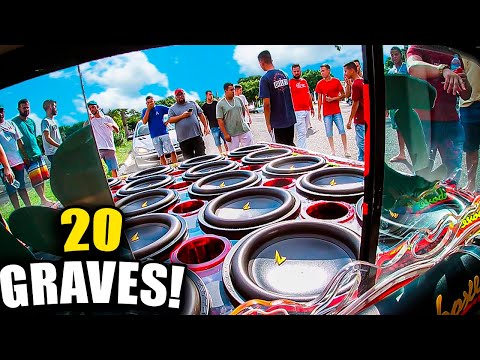 PARAMOS TUDO COM ESSA SAVEIRO LOTADA DE SOM 🔥!! *causando*