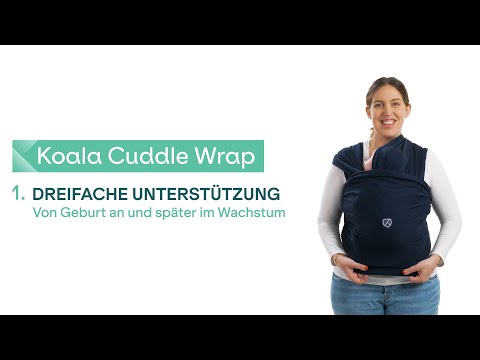🇩🇪 Tutorial Koala Cuddle Wrap - 1. Dreifach-Stütze