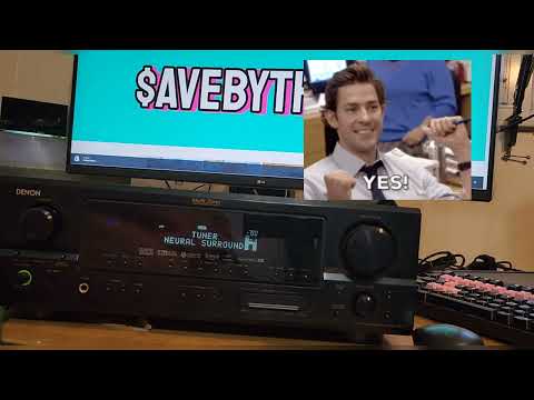 Testing Denon AVR-DE19077 surround receiver And opening / Testing Bingfu 75 Ohm Antenna