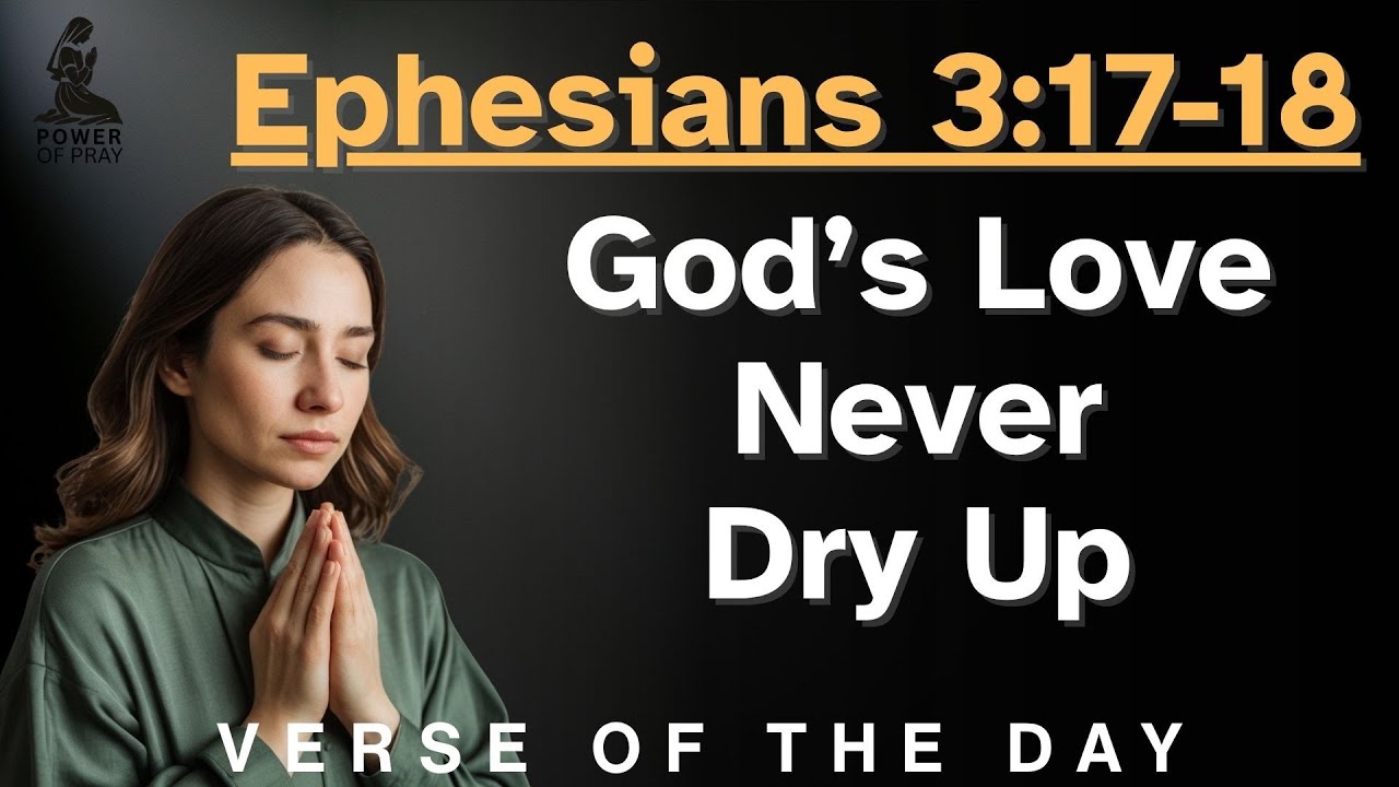 Ephesians 3:17-18 To Be Rooted in God's Love 🙏 Pray with Verse
