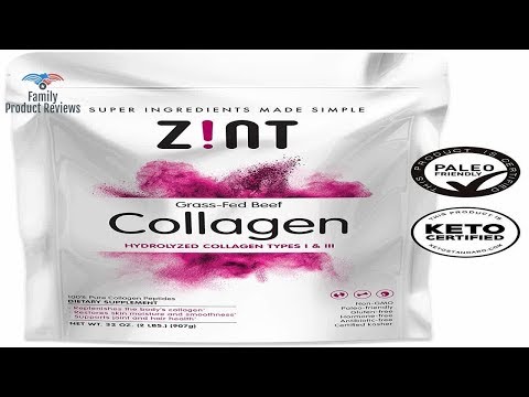 Zint Collagen Peptides Powder 32 oz: Paleo-Friendly...