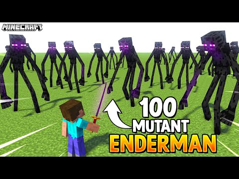 ProBoiz 95 - 100 Mutant Enderman vs Me in Minecraft