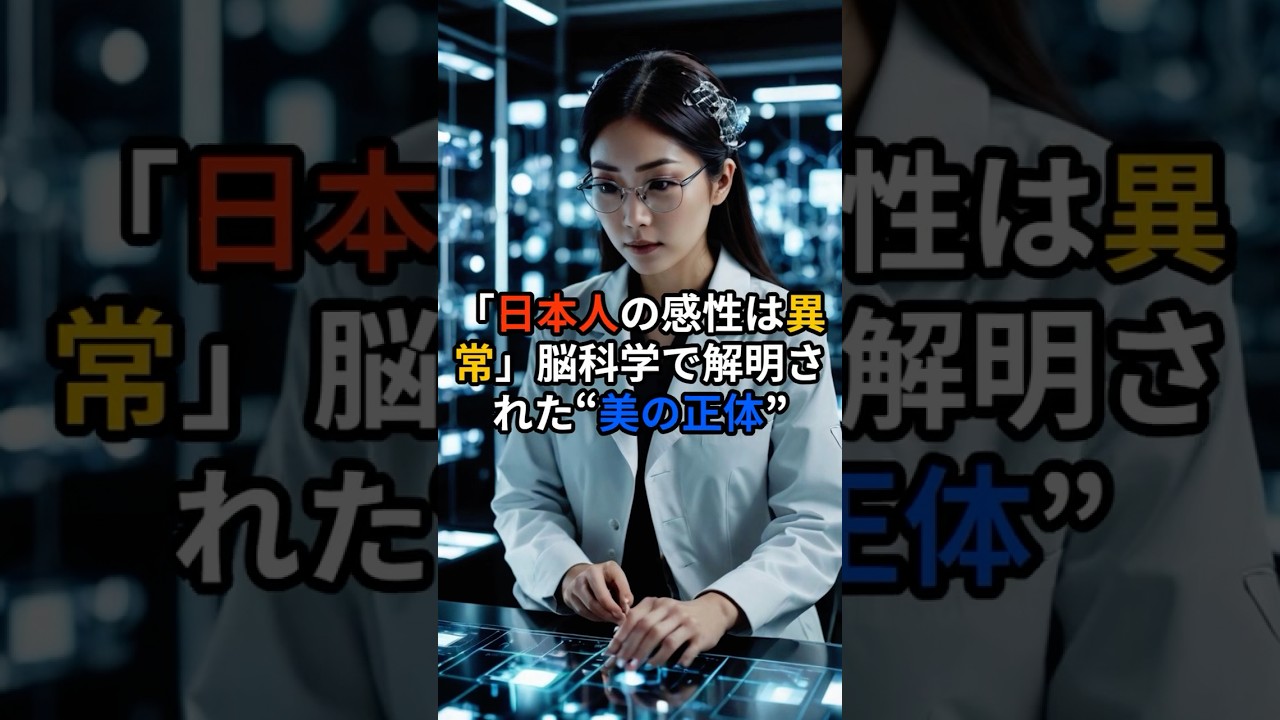 「日本人の感性は異常」脳科学で解明された“美の正体” #shorts  #海外の反応 #japan